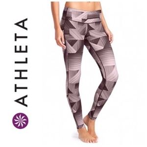 Athleta Chaturanga Geometric Leggings